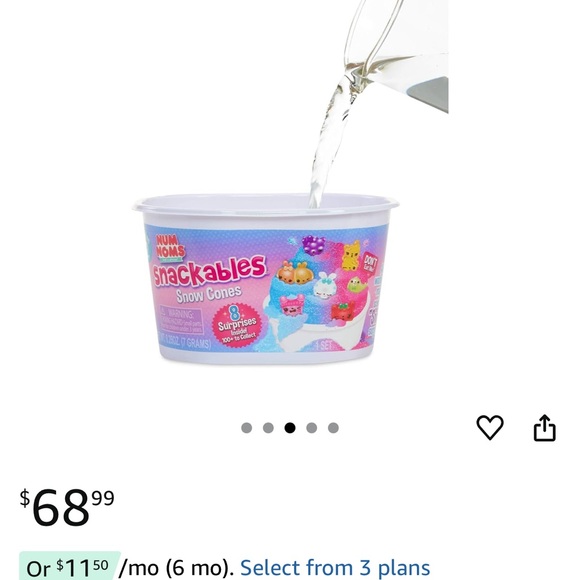 Num noms series 2 Snackables Snow Cones - Pink - Picture 8 of 10